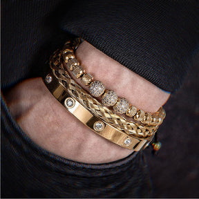 Pulseira Masculina Banhado a Ouro